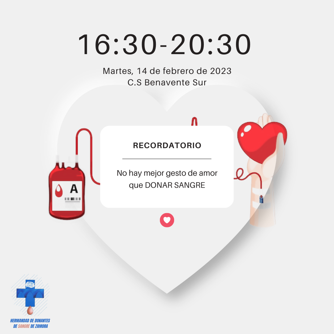 No hay mejor gesto de amor que DONAR SANGRE (1)