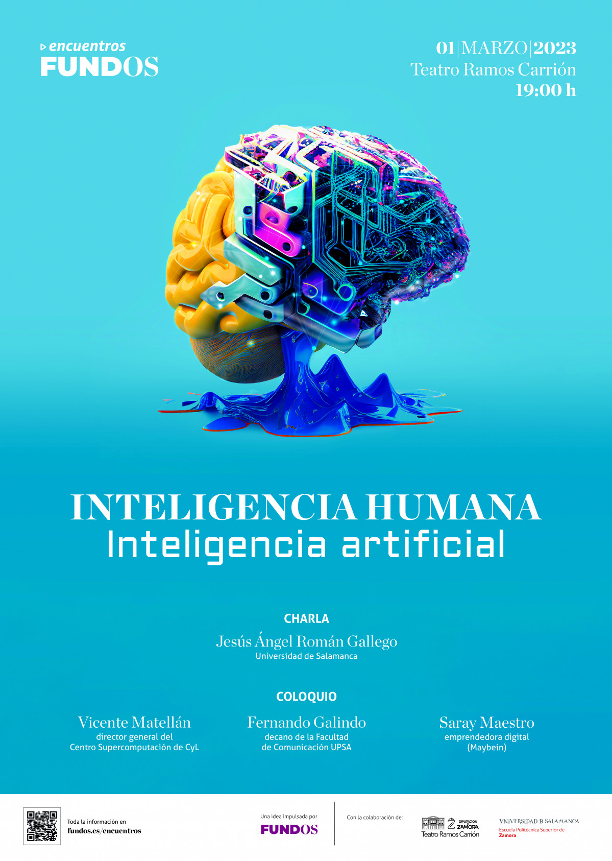 Cartel Inteligencia humana vs artificial