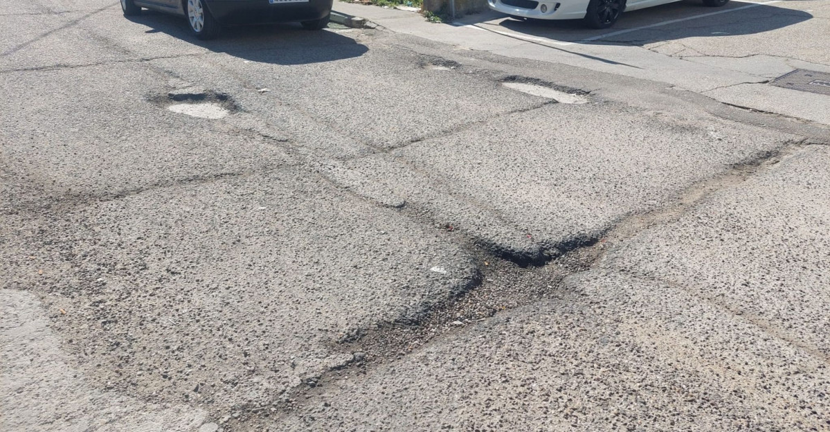 Baches carretera Villacastu00edn Vigo detru00e1s del Sancho