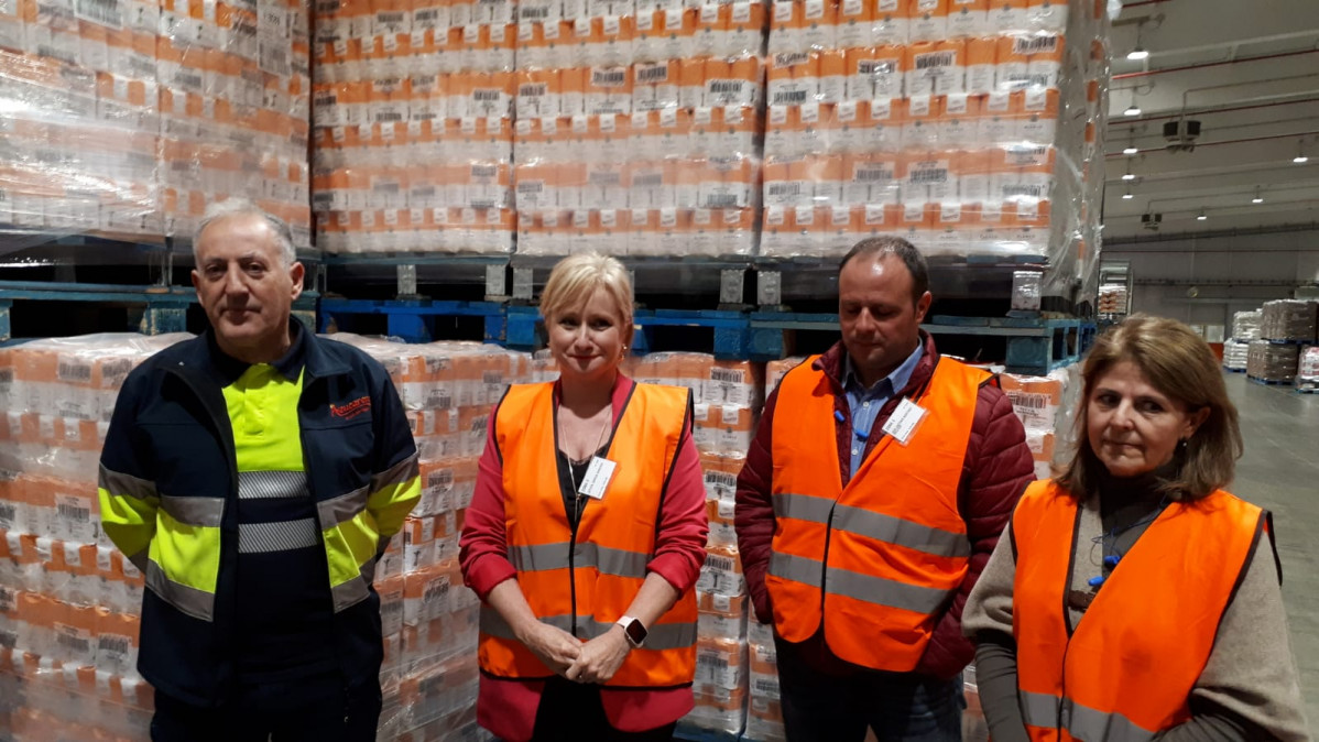 Visita al centro logu00edstico y de envasado de Azucarera