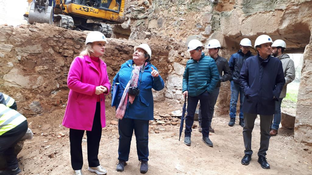 Delegada durante visita al Monasterio de Moreruela