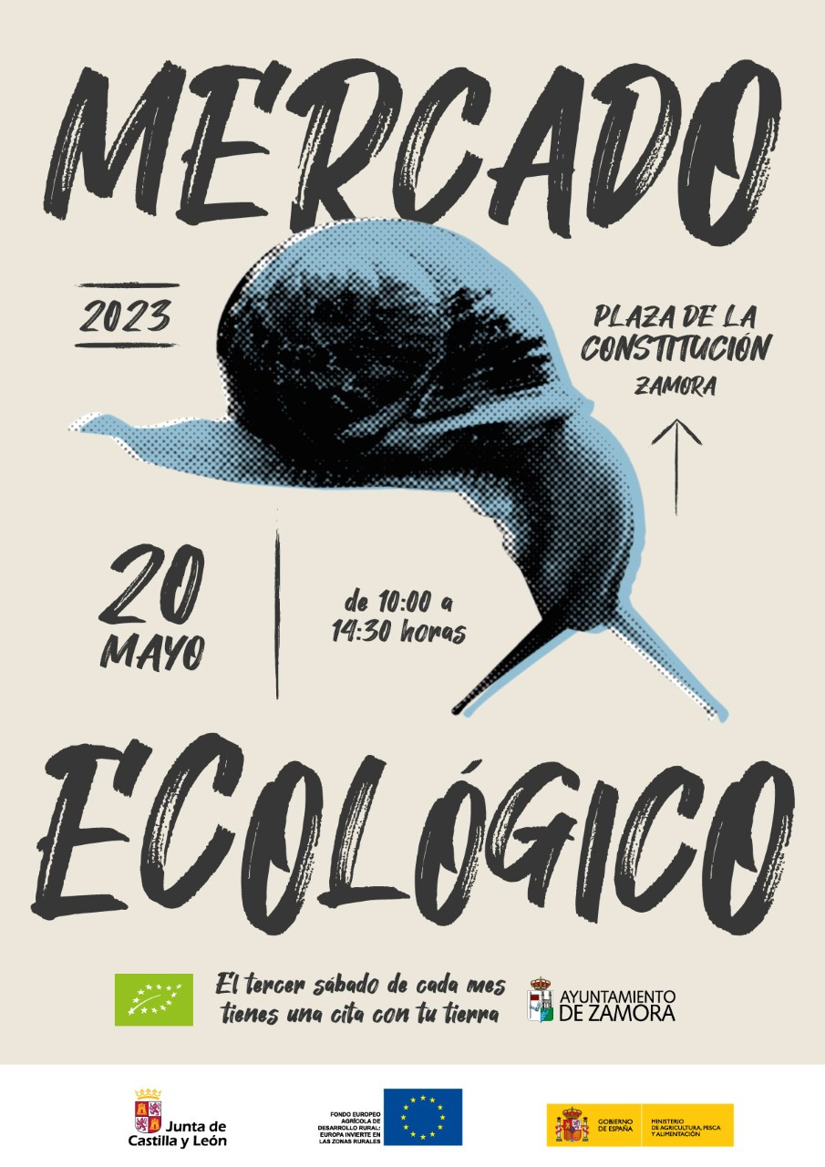 Cartel mercado ecologico mayo