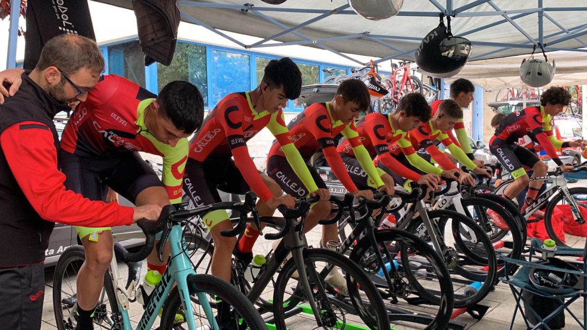 Crono equipos calentamiento