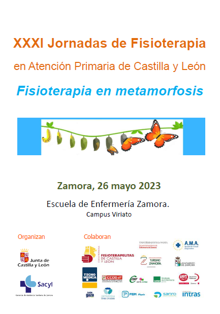 Cartel de las XXXI Jornadas de Fisioterapia