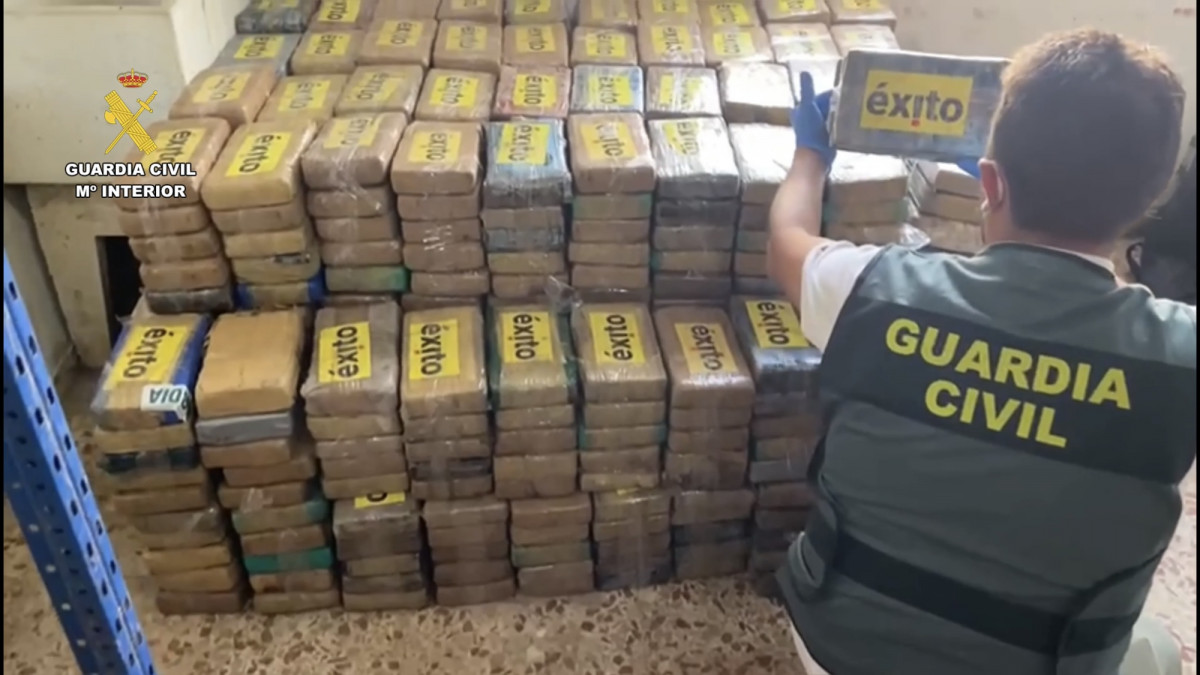 Intervencion cocaina granada droga Guardia Civil