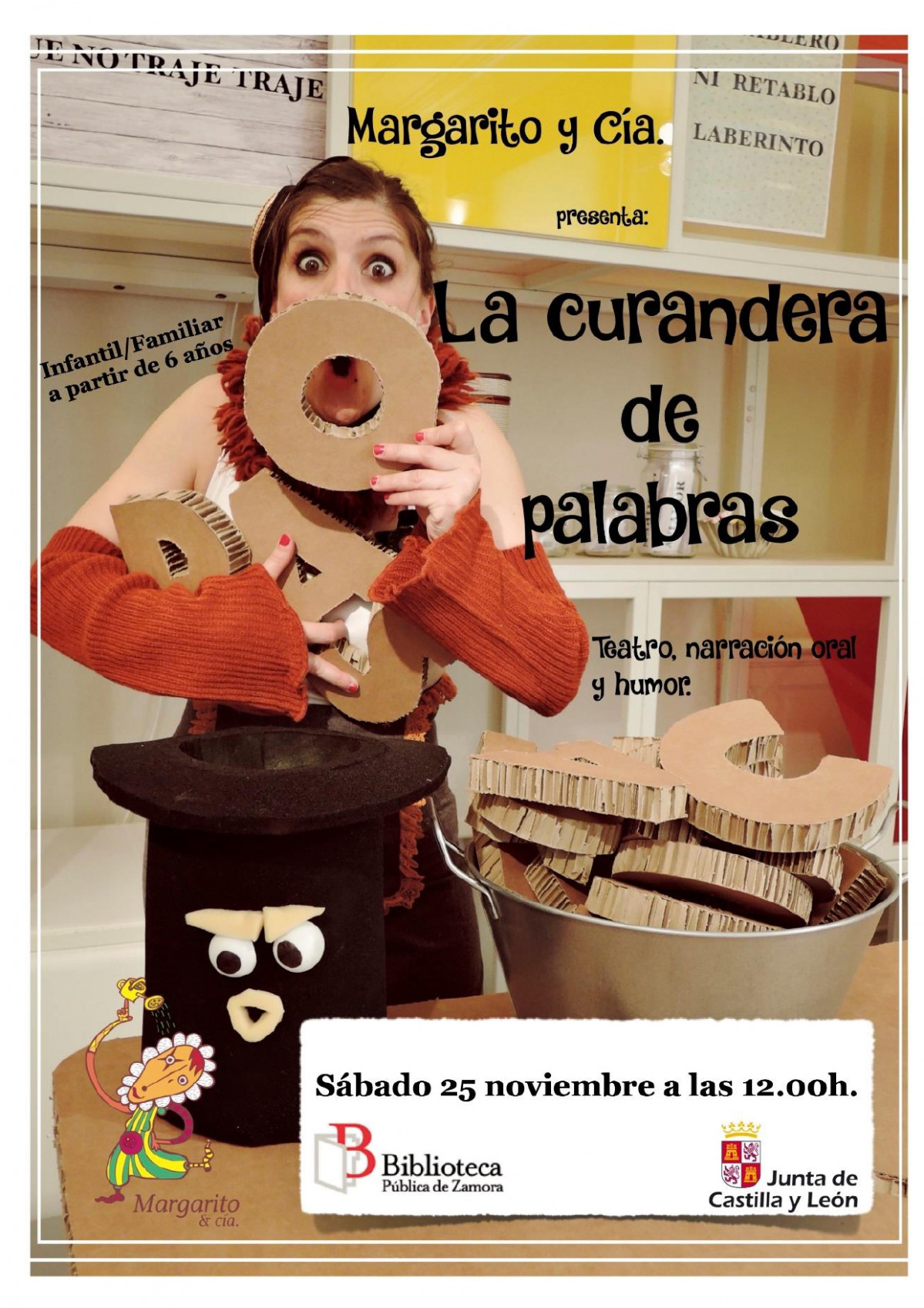 CARTEL CURANDERA PALABRAS