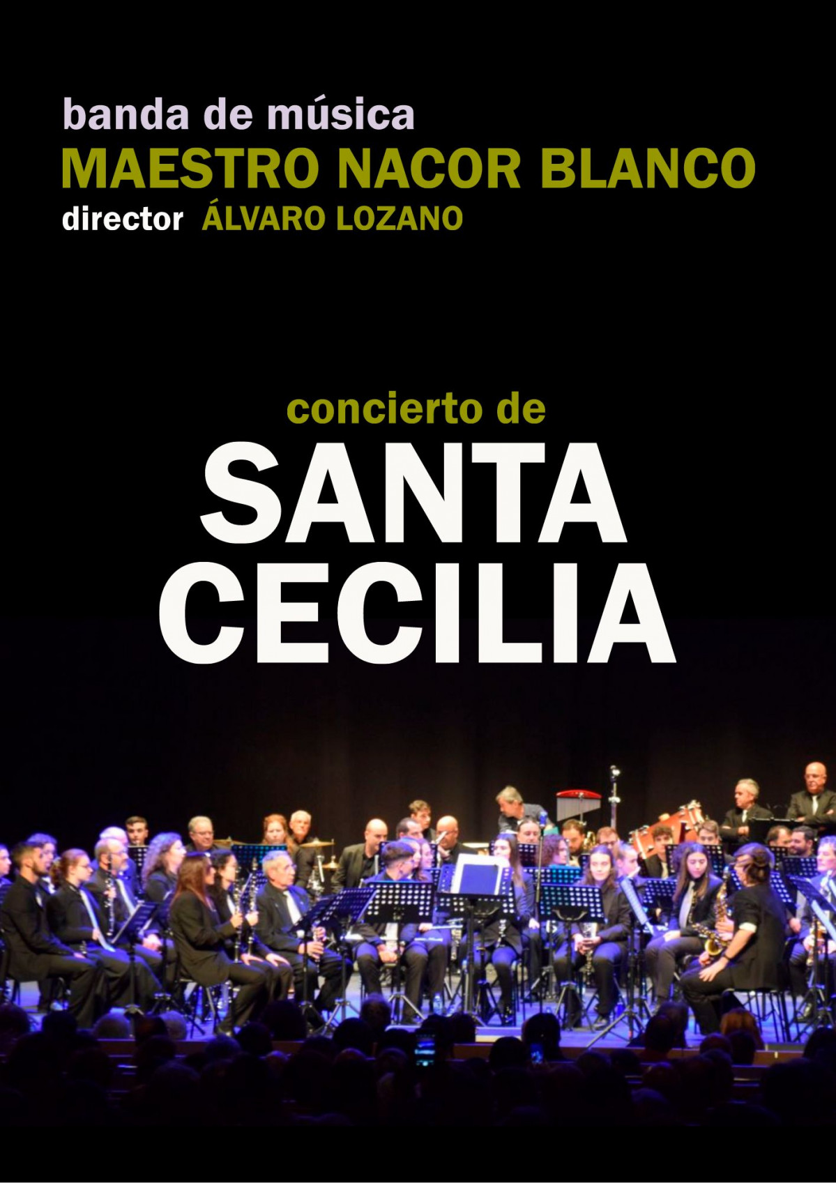 Cartel Santa Cecilia 2023 virgen