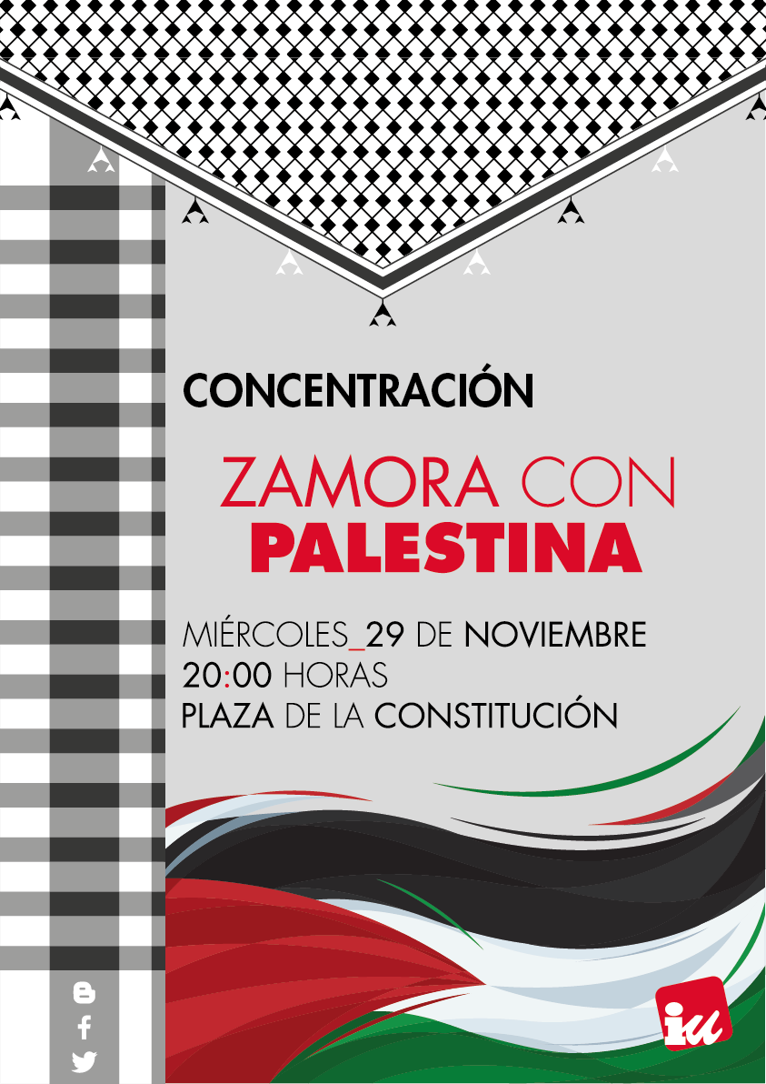 29N. Apoyo pueblo palestino