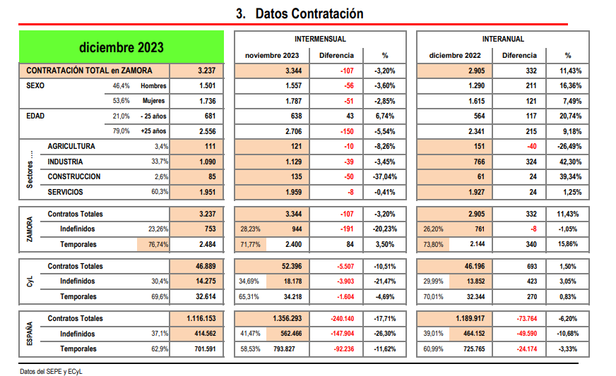 Datos paro Zamora 3