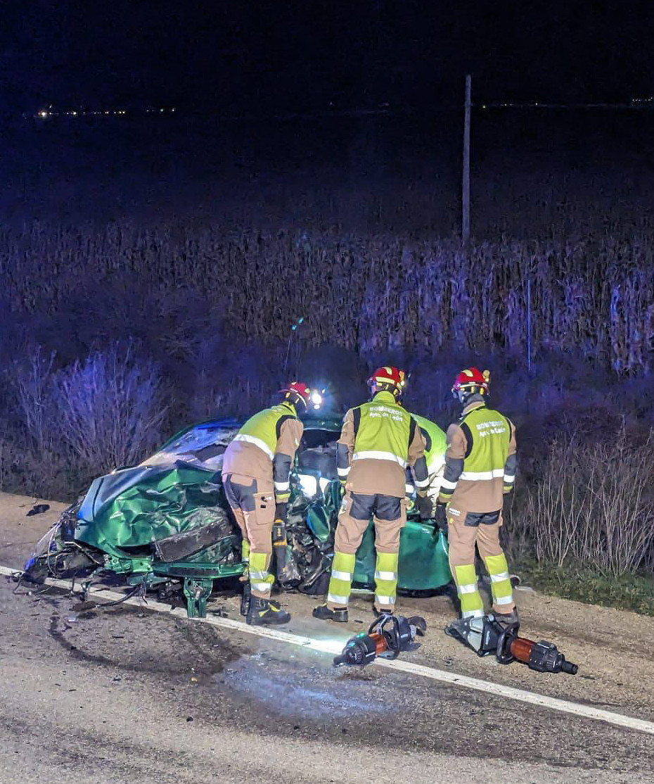 Accidente bomberos