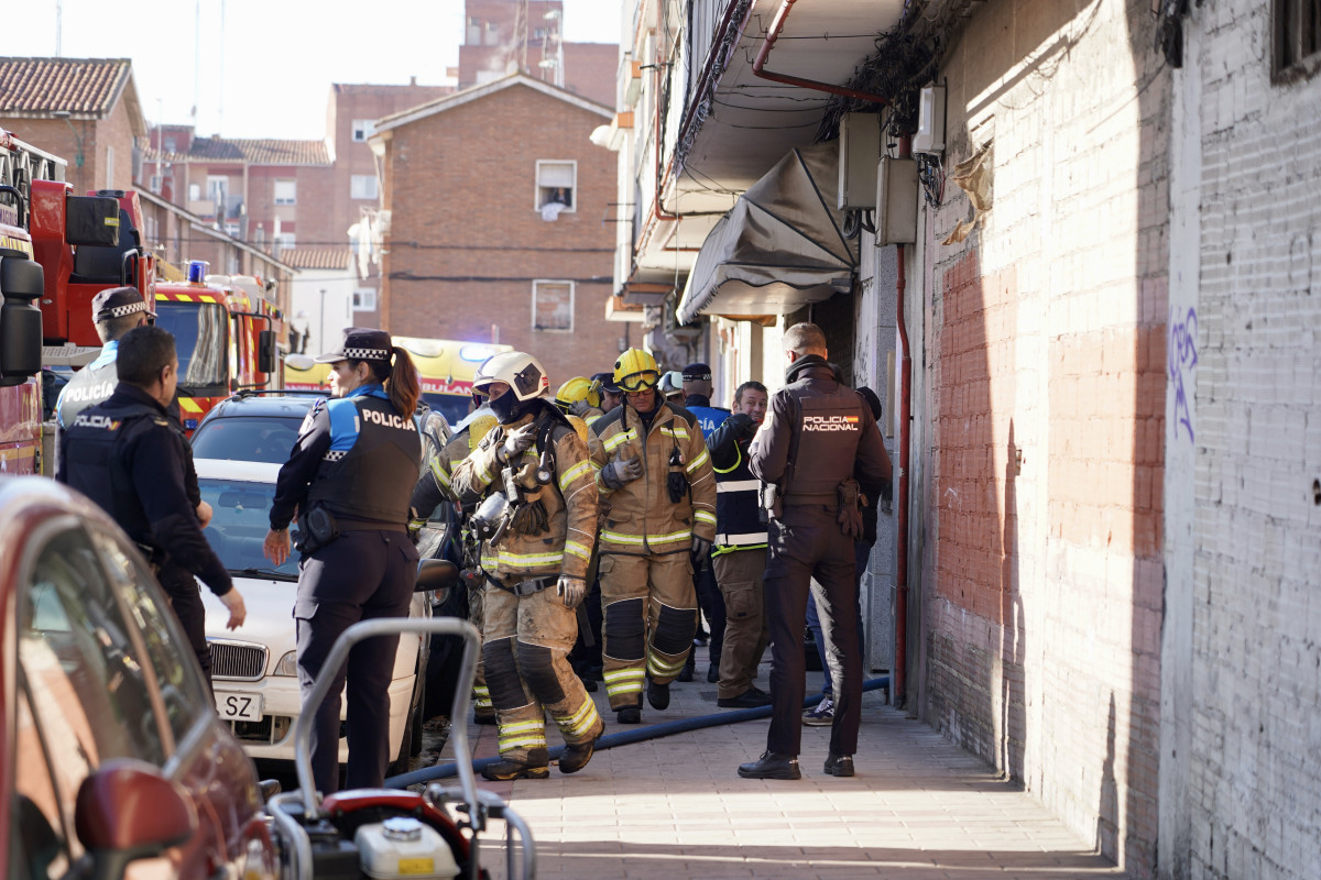 Incendio bomberos