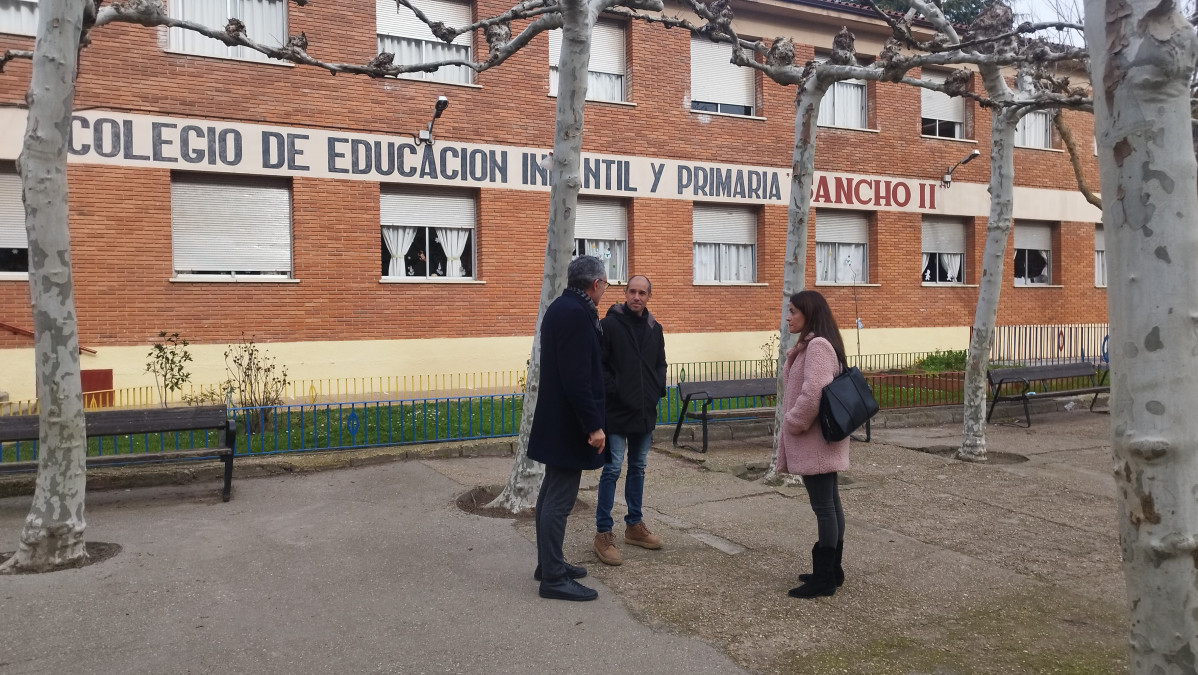 Visita concejala colegio