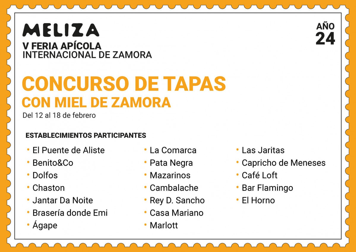 Concurso de Tapas con miel Meliza