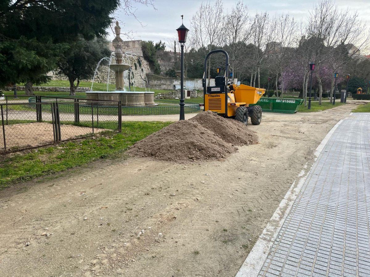 Caminos obras maquinaria parque 4