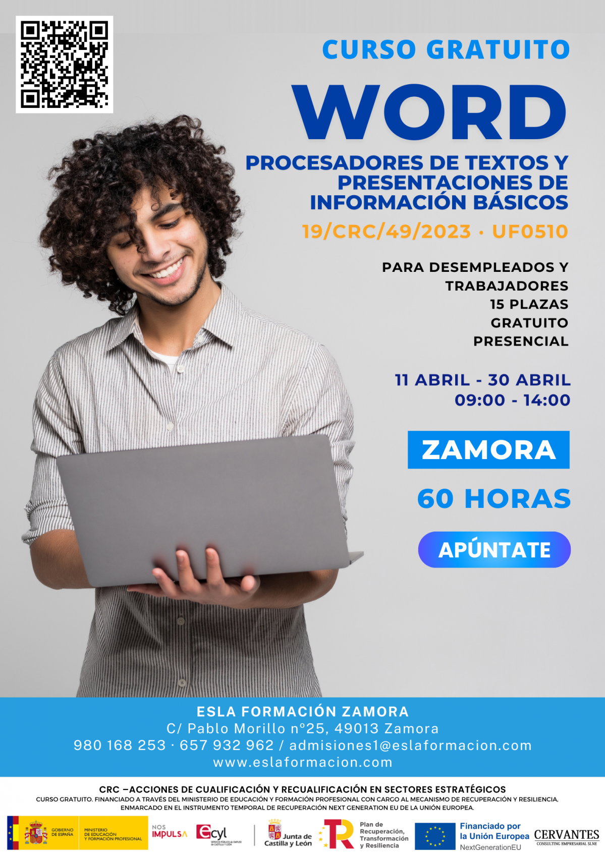 Curso gratuito Zamora Word