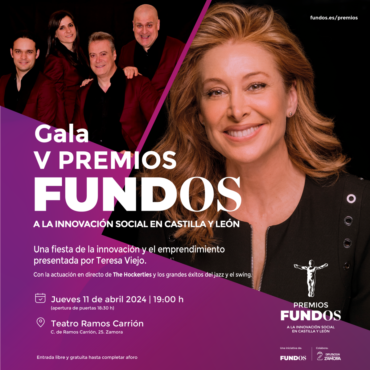 Cartel Gala V Premios FUNDOS