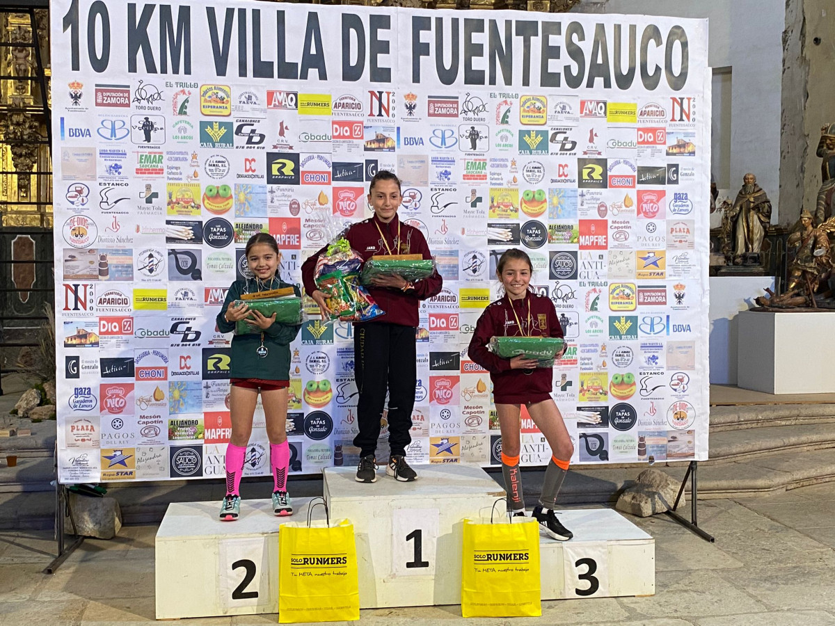 Podio sub 12 femenino