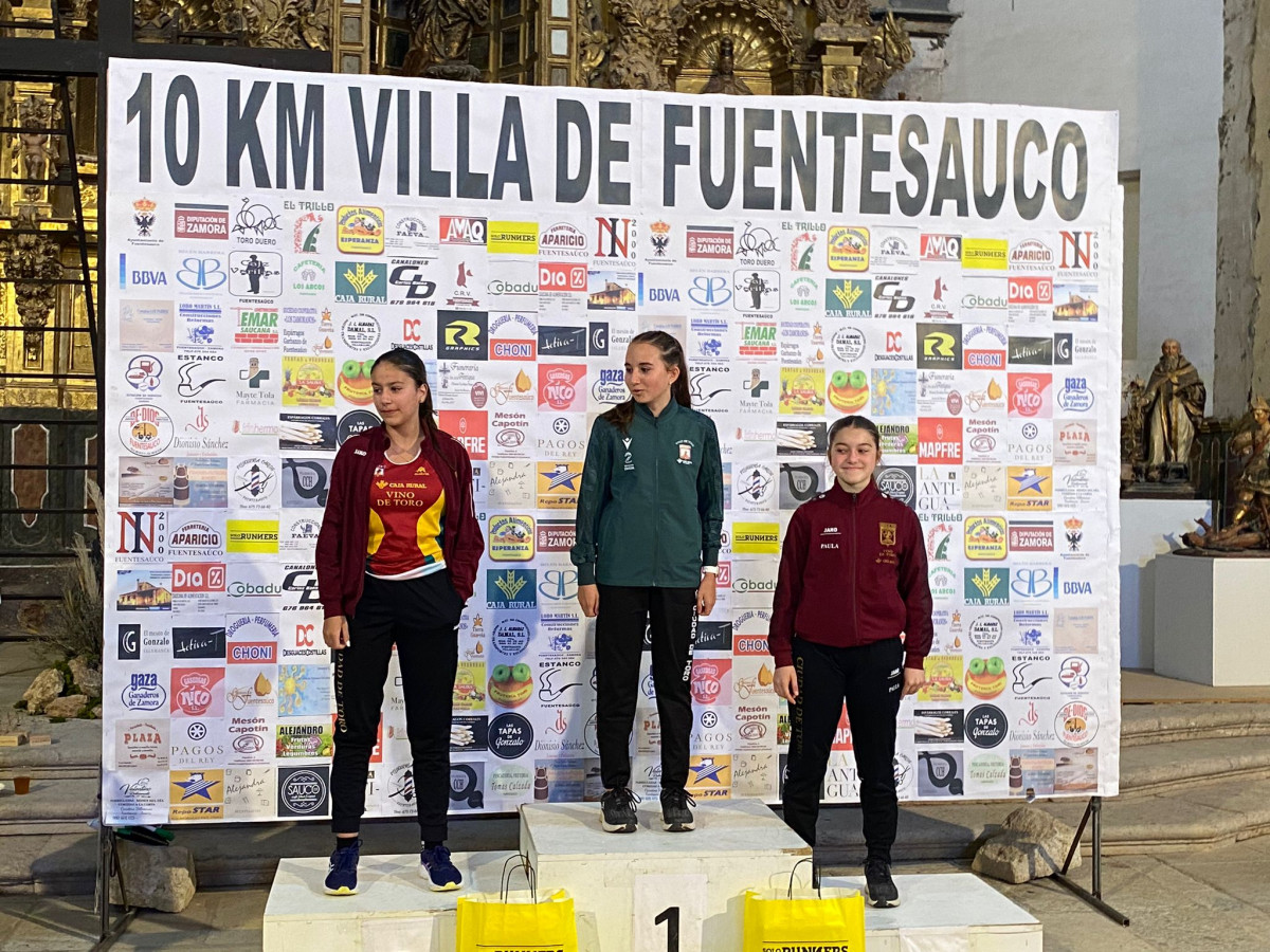 Podio sub 14 femenino