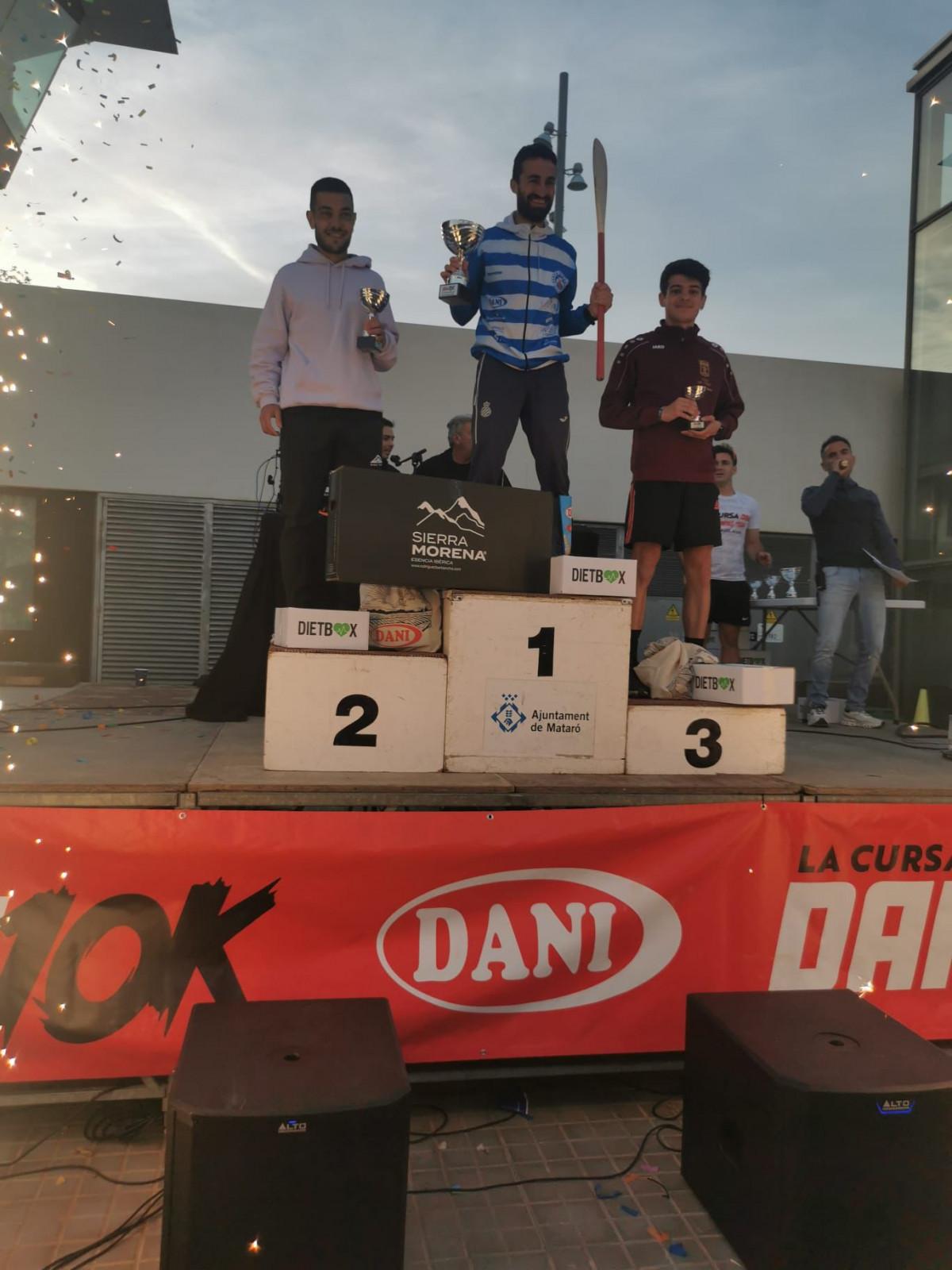 Podio 10km Dani Mataro