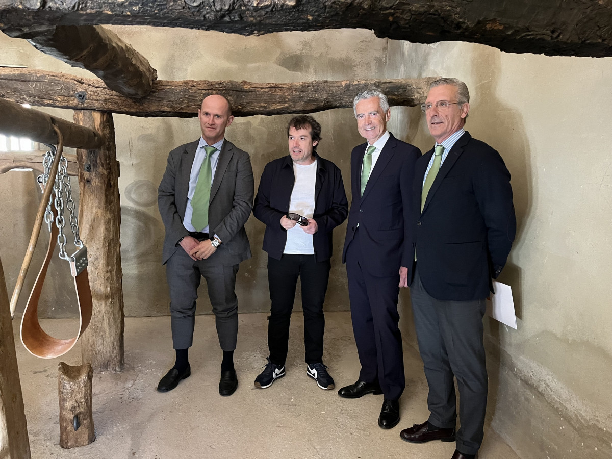 2024 05 08.  Calvo, Rodru00edguez, Garcu00eda y Martu00ednez inauguran el potro tradicional