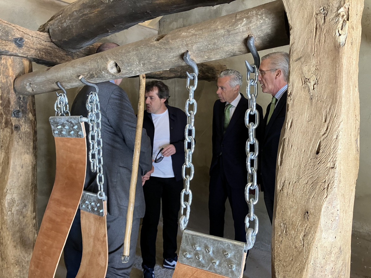 2024 05 08.  Calvo, Rodru00edguez, Garcu00eda y Martu00ednez inauguran el potro de Rabu00e9