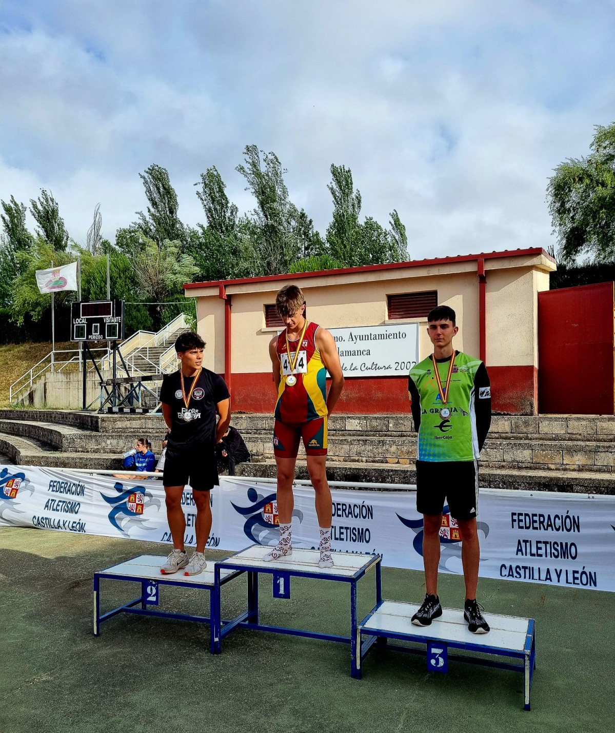 Podio Ruben Revuelta, Campeon Auto, Sub 20 110 vallas
