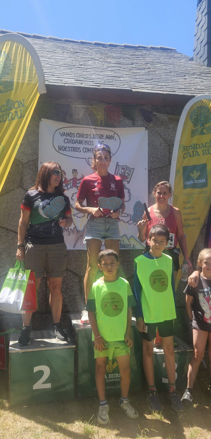 Miontse Alonso 1u00aa clas. Veterana B, en la XXVI Carrera por Montau00f1a F. Casquero