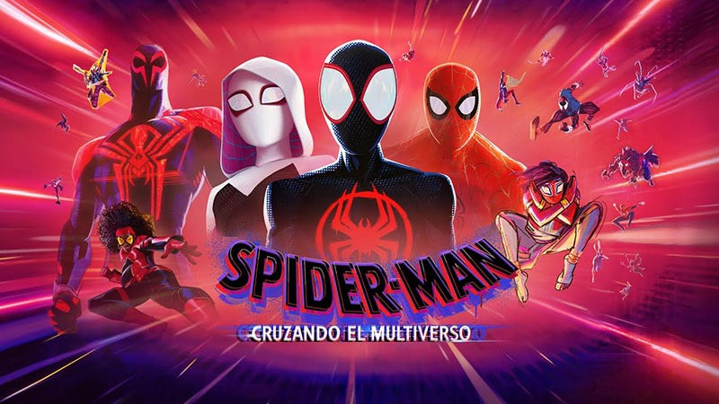 Spider man cruzando multiverso