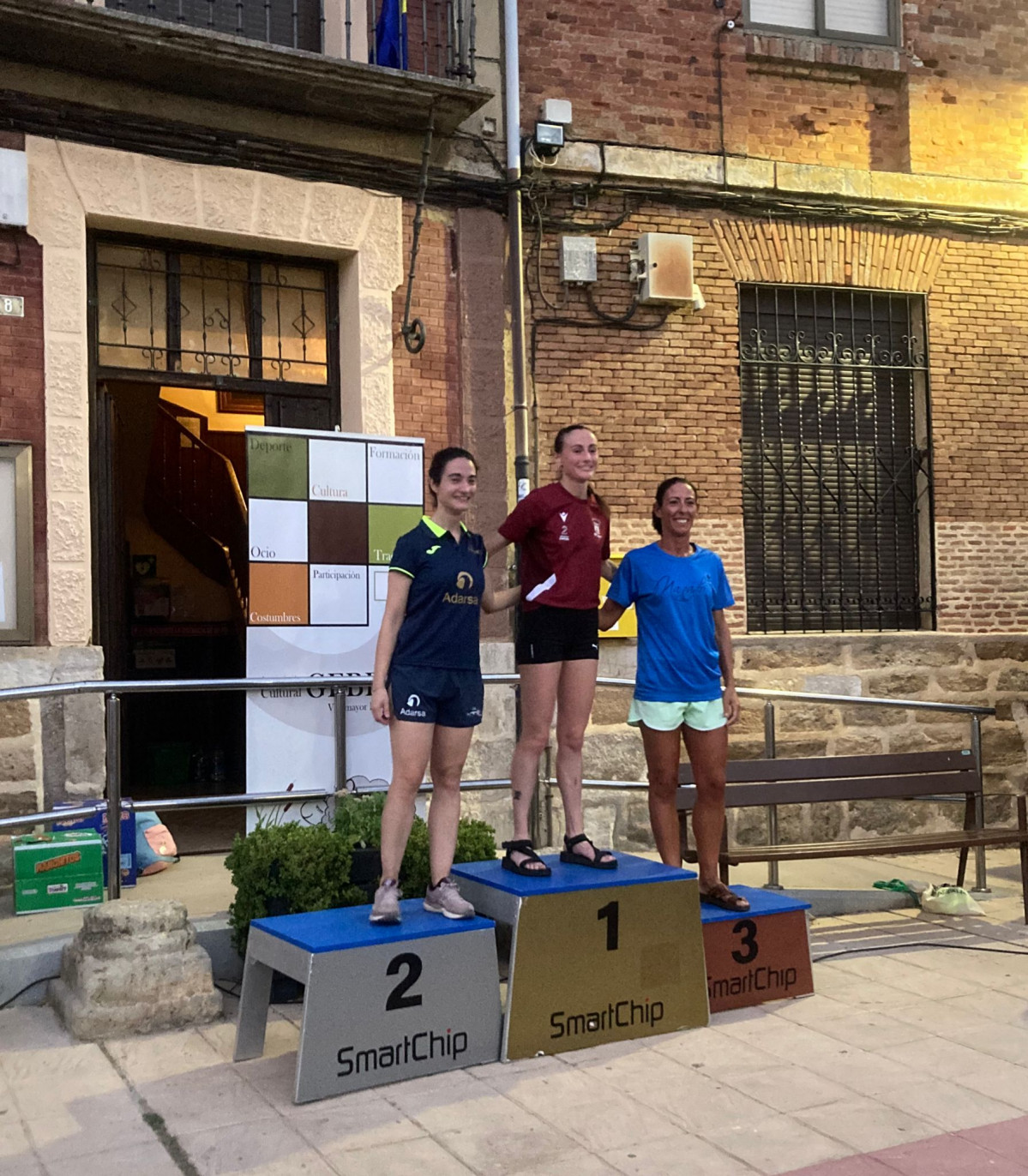 Elisa Garcia Vara, vencedora en Villamayor de campos