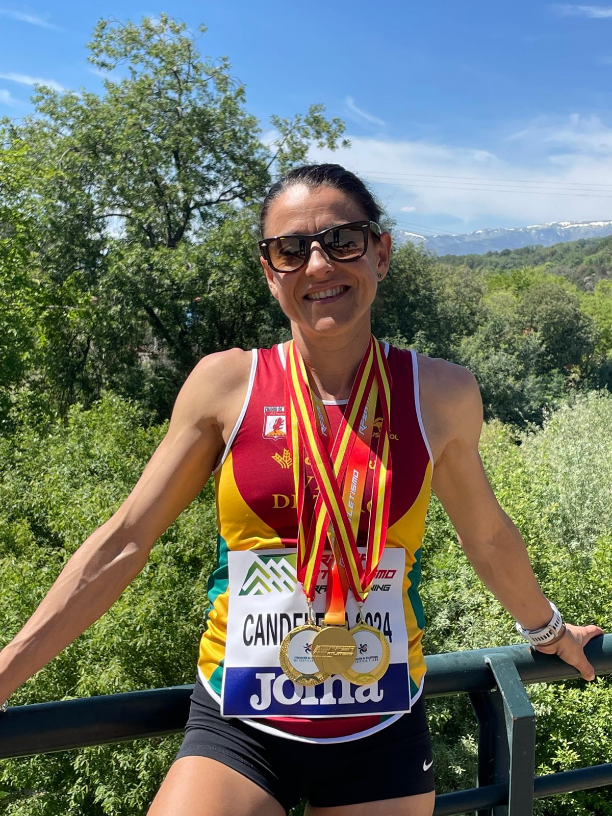 Foto archivo de Veronica Sanchez, en el pasado Cto de Espau00f1a en Candeleda donde logro varias preseas