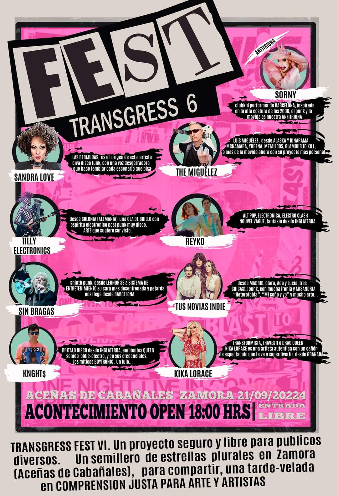 Transgress Fest Flyer