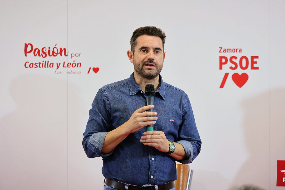 Antidio Fagu00fandez, secretario general del PSOE de Zamora