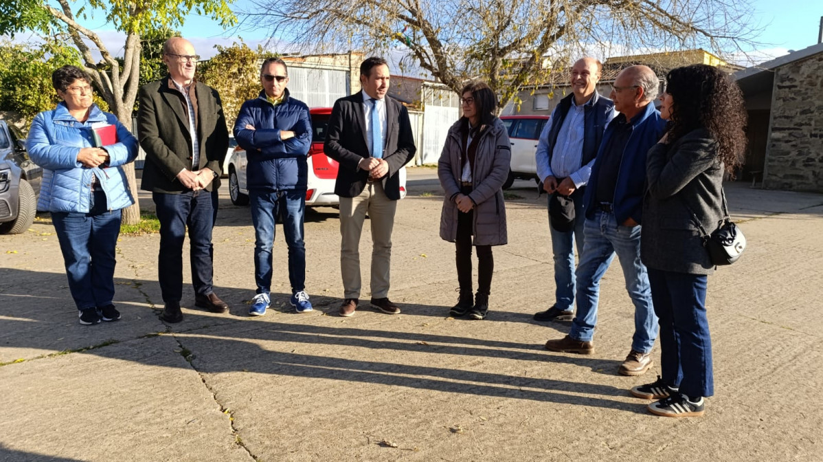 Visita obras en Pobladura de Aliste