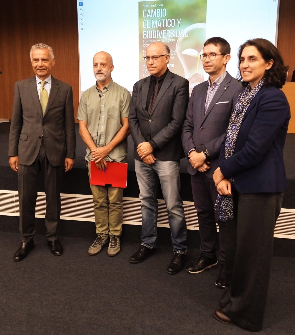 2024 10 30. Garcu00eda, Su00e1nchez, Rodru00edguez y Martu00ednez hoy en la USAL