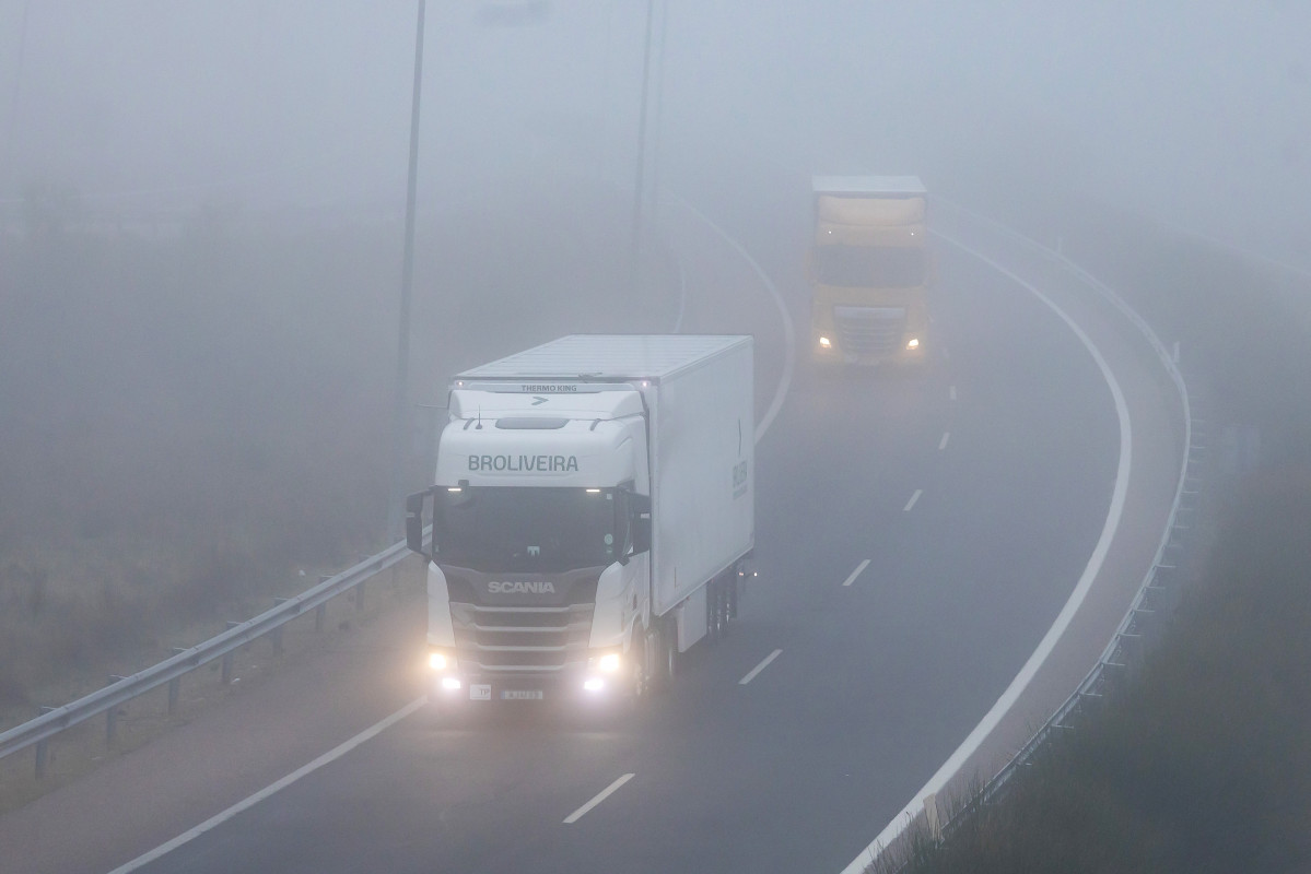 Niebla carretera