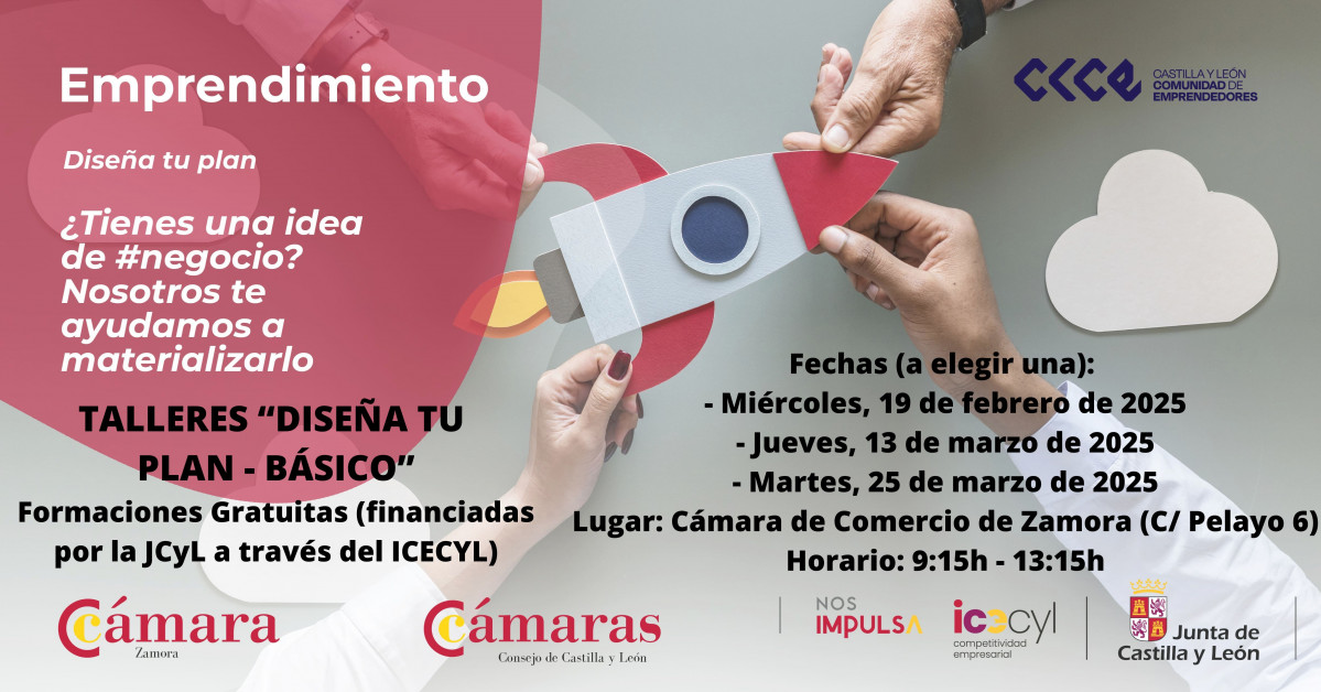 Talleres Diseu00f1a tu Plan Bu00e1sico Febrero y Marzo