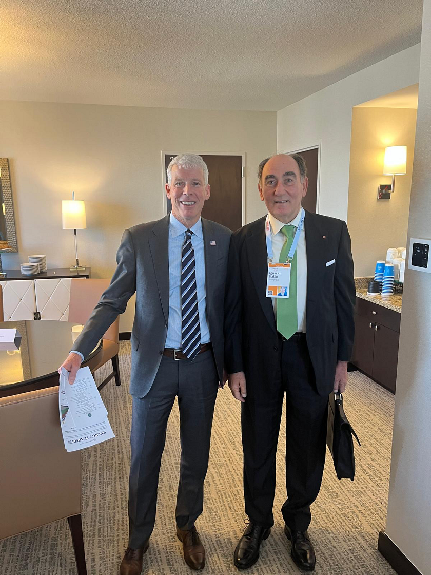 Presidente de Iberdrola y el Secretario de Energu00eda de EEUU