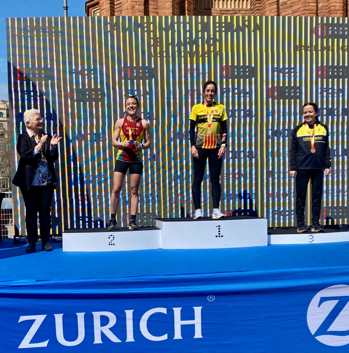 VERONICA SANCHEZ, subcampeona de espau00f1a Master de maraton