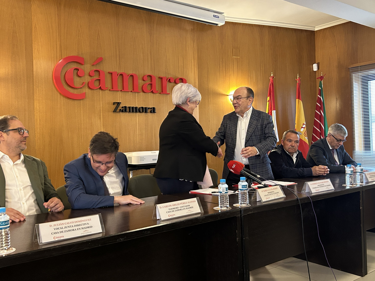 IMG Cu00e1mara de Comercio de Zamora la Casa de Zamora en Madrid firman convenio colaboraciu00f3n
