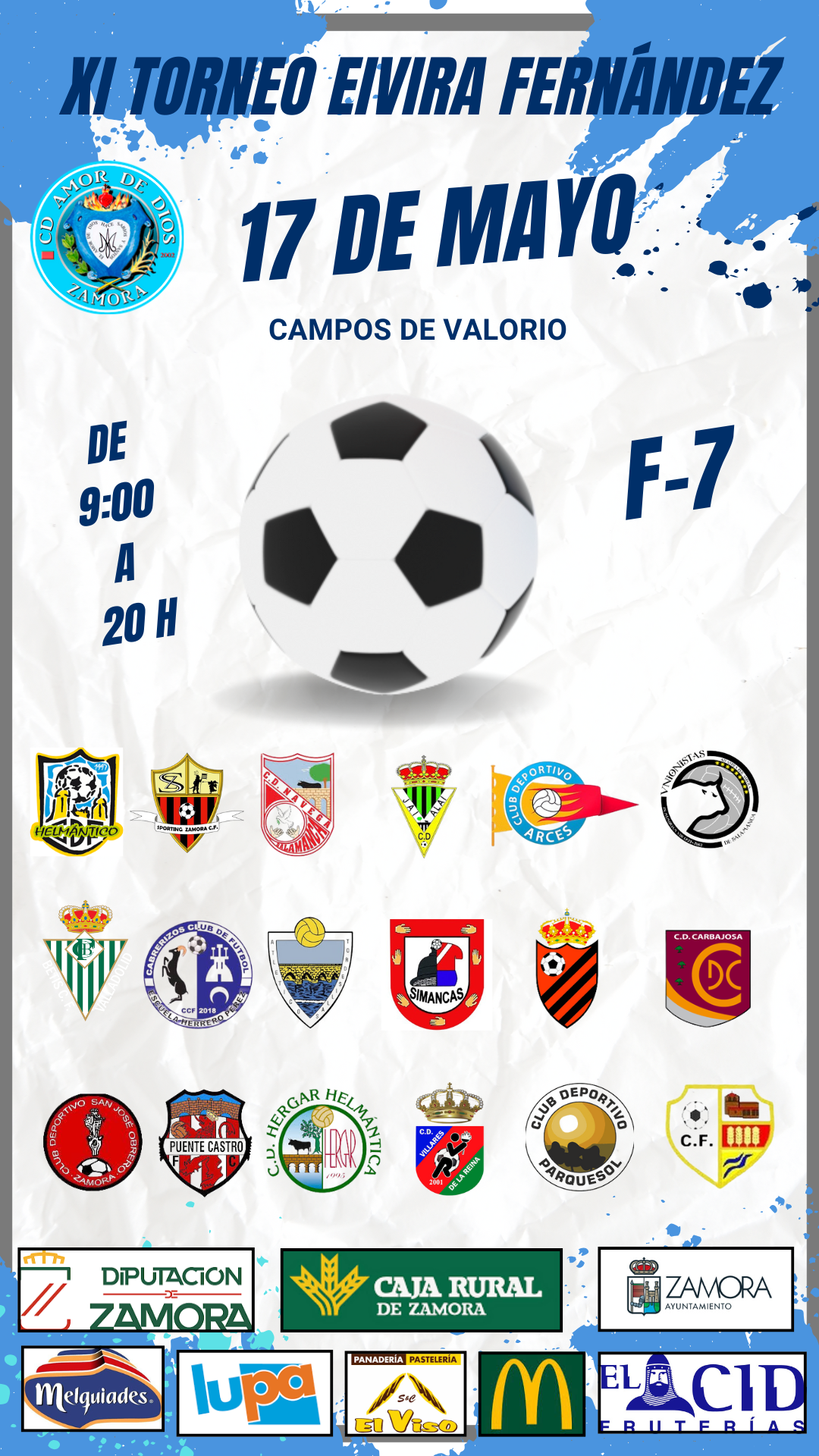 CARTEL XI TORNEO INTERNACIONAL u201cELVIRA FERNu00c1NDEZu201d CON Mu00c1S DE 350 Ju00d3VENES PROMESAS DEL Fu00daTBOL BASE