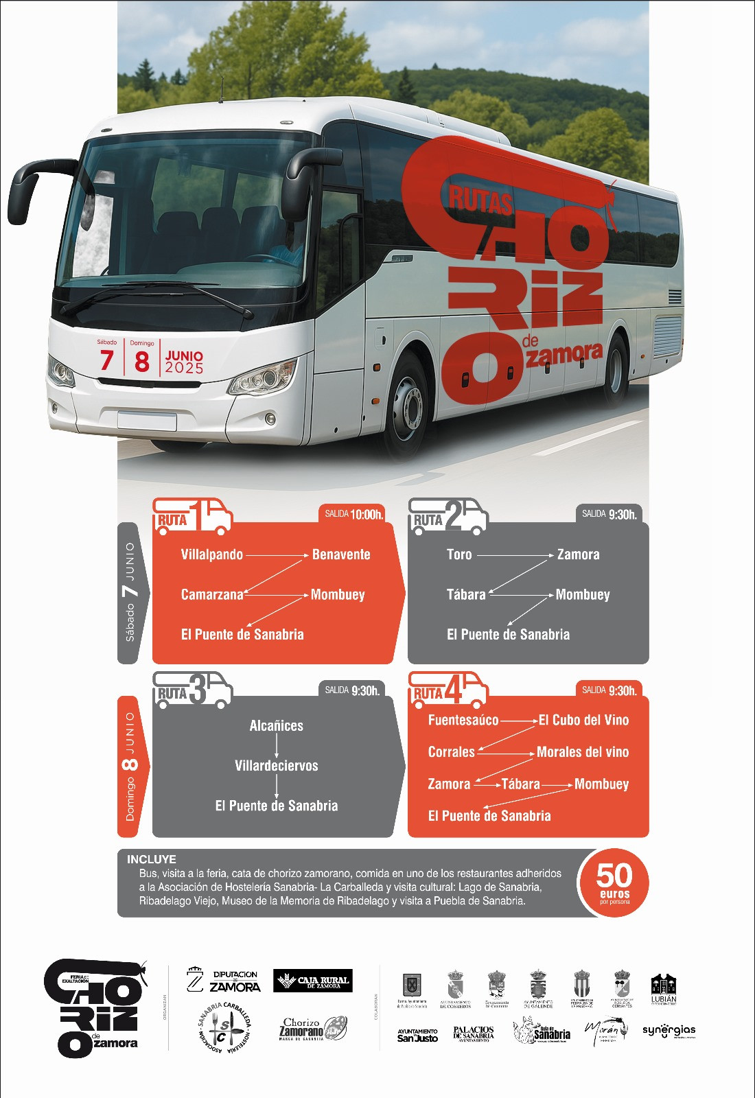 Cartel rutas