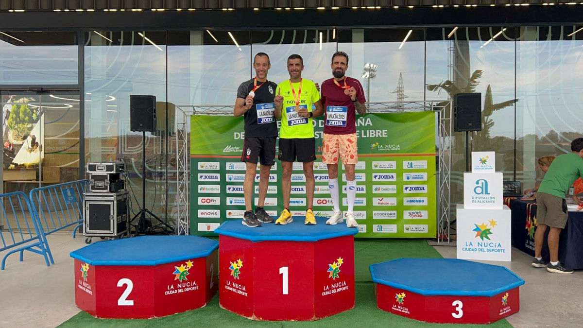 Podio 1500 M45 Angel Luis Canto
