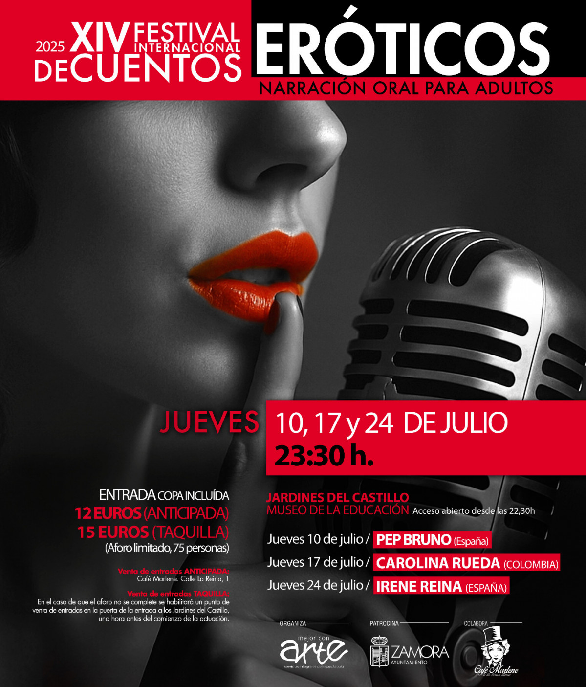 Cartel Cuentos Eru00f3ticos