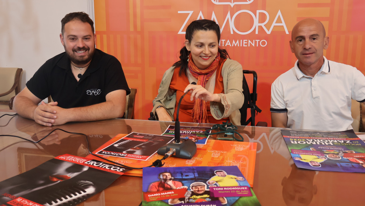De izq a dcha Cristian Santos, Maru00eda Eugenia Cabezas y David Carbajo (1)