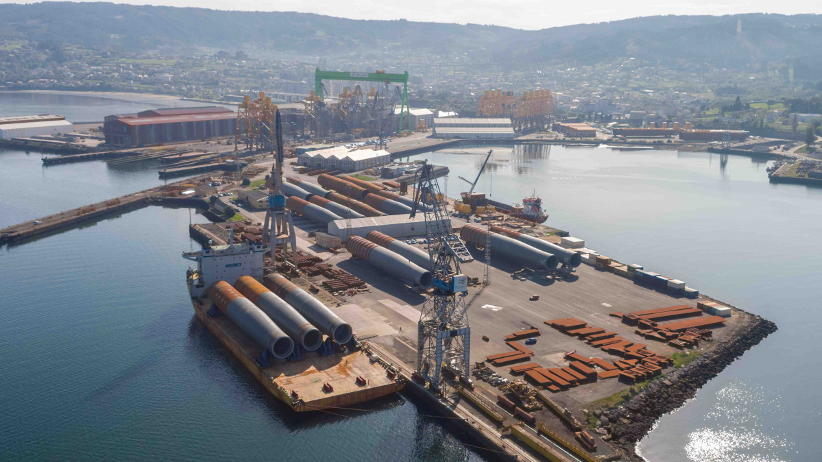 Monopilotes Navantia Windar para Iberdrola Windanker 2