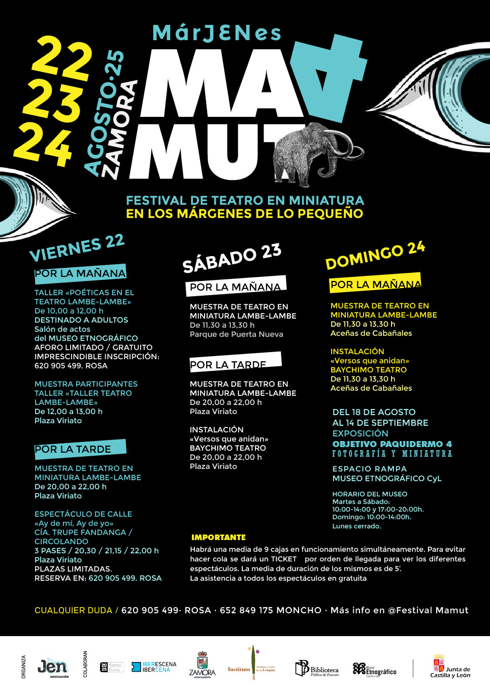Cartel programacion marjenes MAMUT4